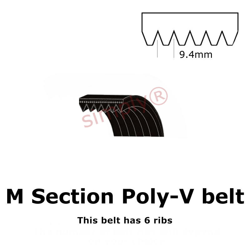 13741PM/5410M Pix Poly V Multiple Ribbed Belt 13741mm/541 inch Length with 18 Ribs Allow 2-3 Days
