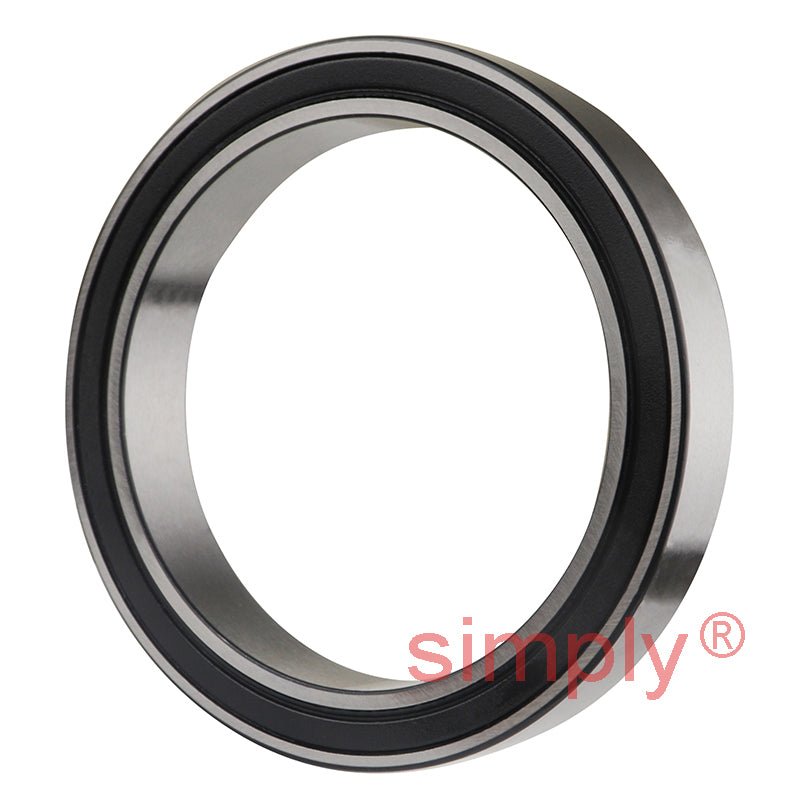 Budget 3814B2RSRTVH Rubber Sealed Double Row Angular Contact Ball Bearing 70x90x15mm