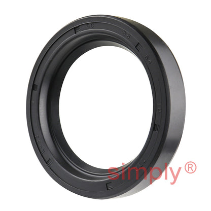 38x54x10mm Nitrile Rubber Single Lip Rotary Shaft Oil Seal with Garter Spring SC / R21