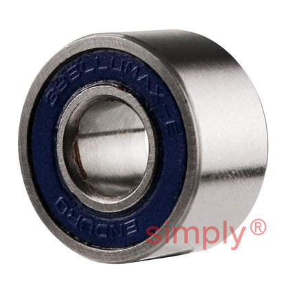 ENDURO 398LLUMAXE Rubber Sealed Extended Inner Deep Groove Bearing 8x19x11mm