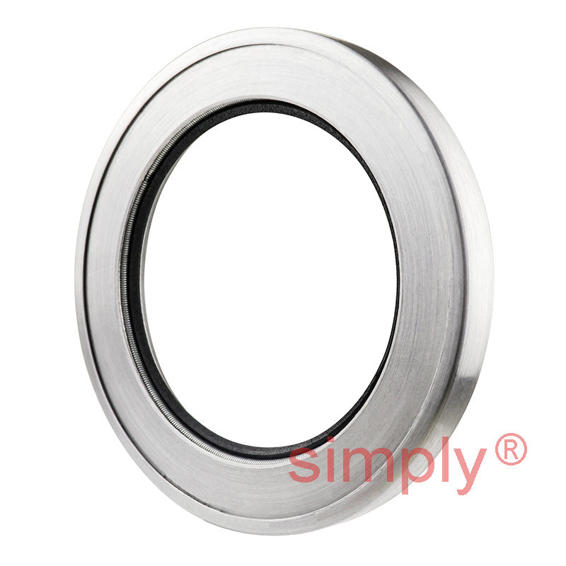 3.37x4.87x0.5 inch Metal Cased Nitrile Rubber Rotary Shaft Oil Seal with Garter Spring and Wiper Lip