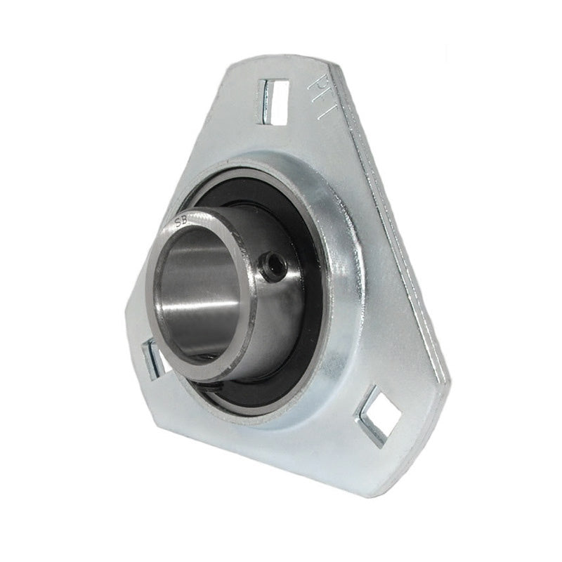SBPFT204 Pressed Steel 3 Bolt Triangle Flange Housing with 20mm insert