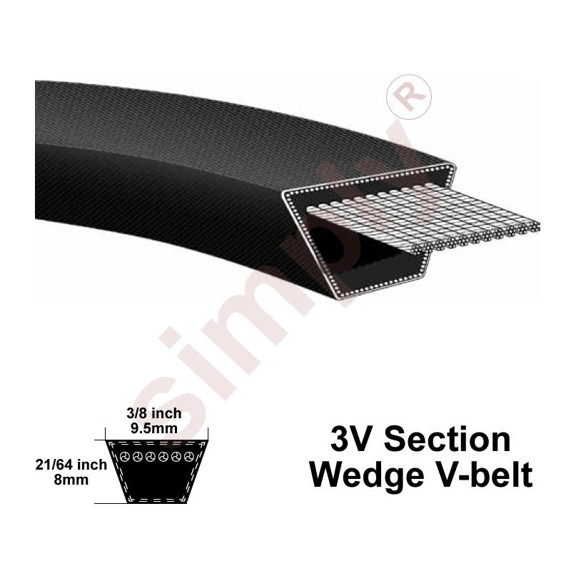 3V1320 Pix Narrow Profile V-Belt
