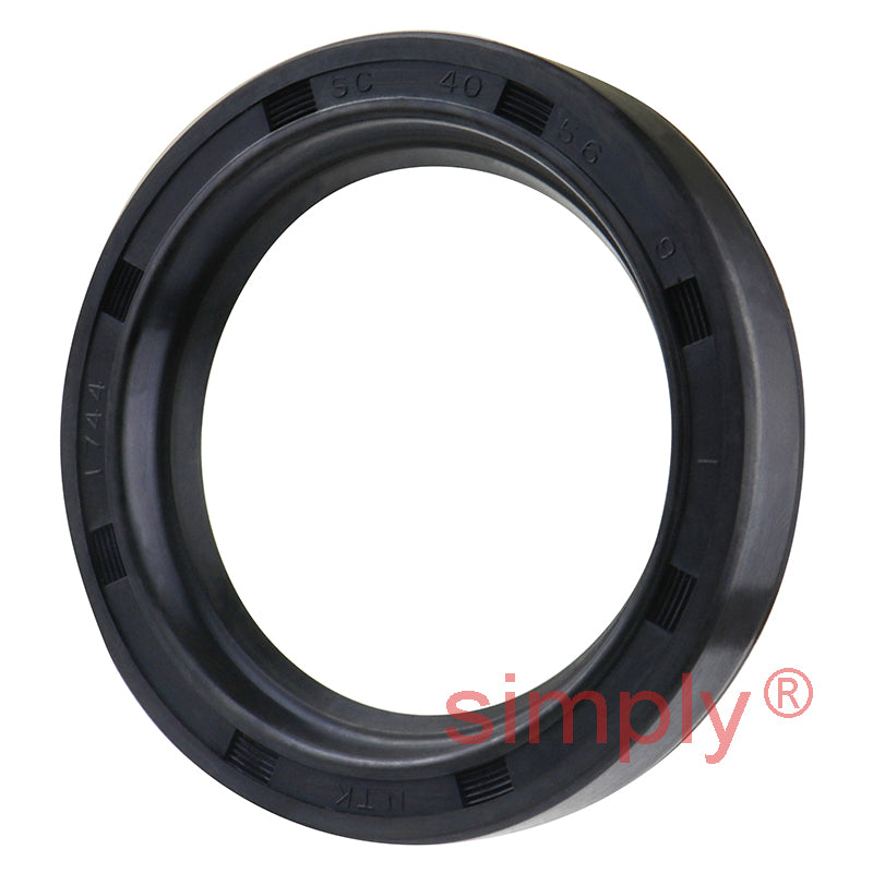 40x56x9mm Nitrile Rubber Single Lip Rotary Shaft Oil Seal with Garter Spring SC / R21