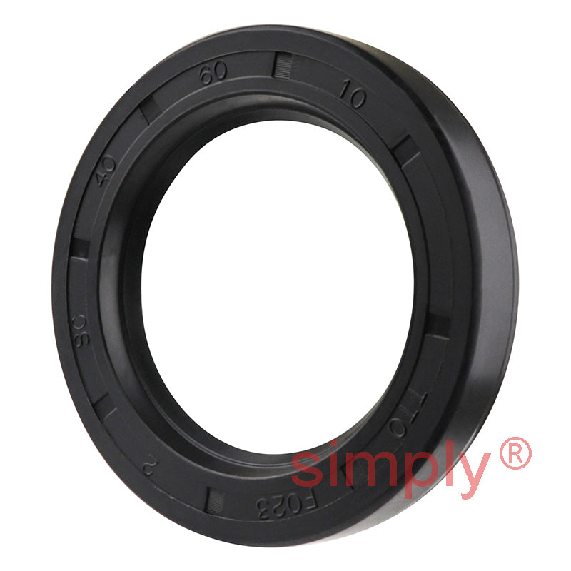 40x60x10mm Nitrile Rubber Single Lip Rotary Shaft Oil Seal with Garter Spring SC / R21