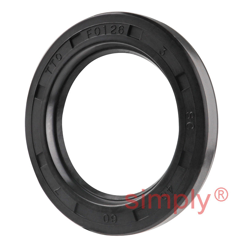 40x60x7mm Nitrile Rubber Single Lip Rotary Shaft Oil Seal with Garter Spring SC / R21