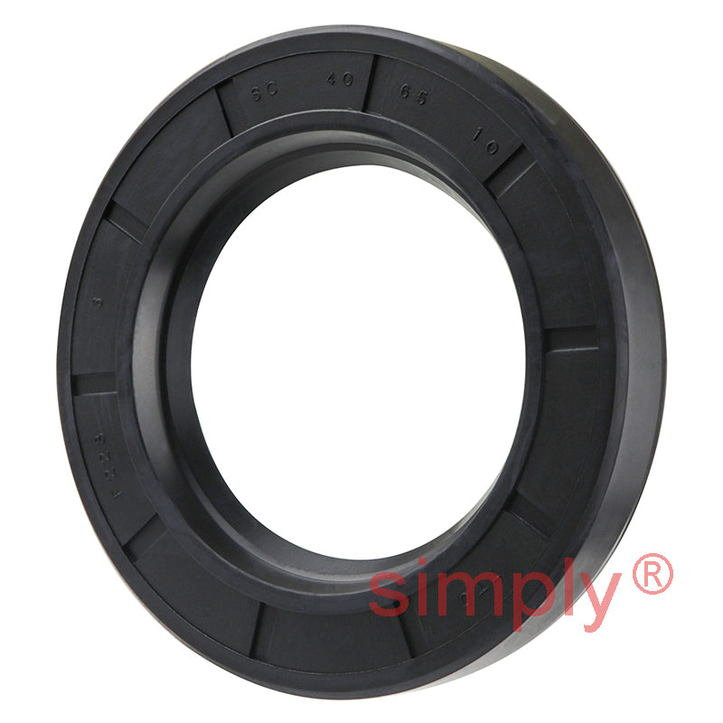 40x65x10mm Nitrile Rubber Single Lip Rotary Shaft Oil Seal with Garter Spring SC / R21