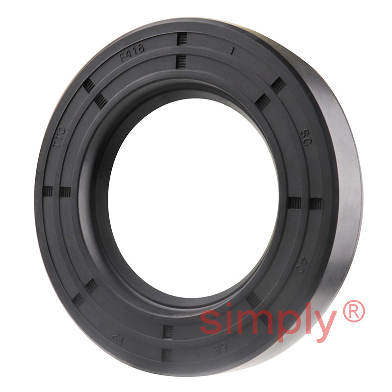 40x68x12mm Nitrile Rubber Single Lip Rotary Shaft Oil Seal with Garter Spring SC / R21