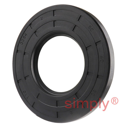 40x80x8mm Nitrile Rubber Single Lip Rotary Shaft Oil Seal with Garter Spring SC / R21
