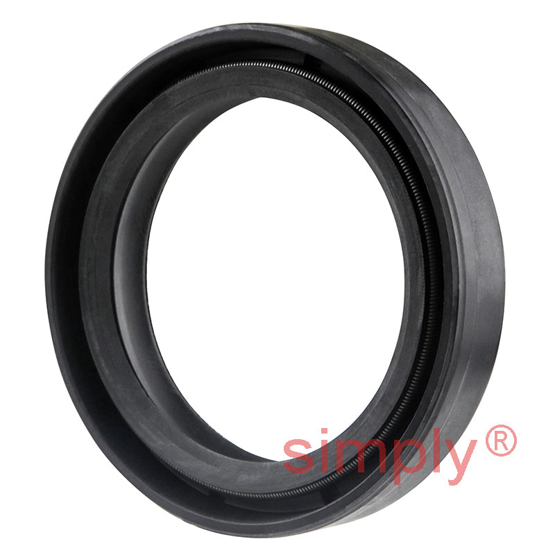 41x54x11DC4SS Metric Fork and Damper Nitrile Rubber Oil Seal with 2 Opposite Facing Individually Sprung Sealing Lips and Raised Outer Sealing Band on Outside Diameter