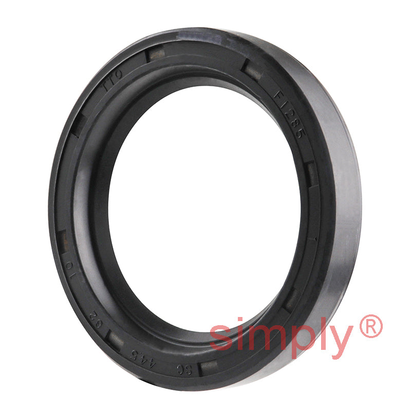 44.5x62x10mm Nitrile Rubber Single Lip Rotary Shaft Oil Seal with Garter Spring SC / R21