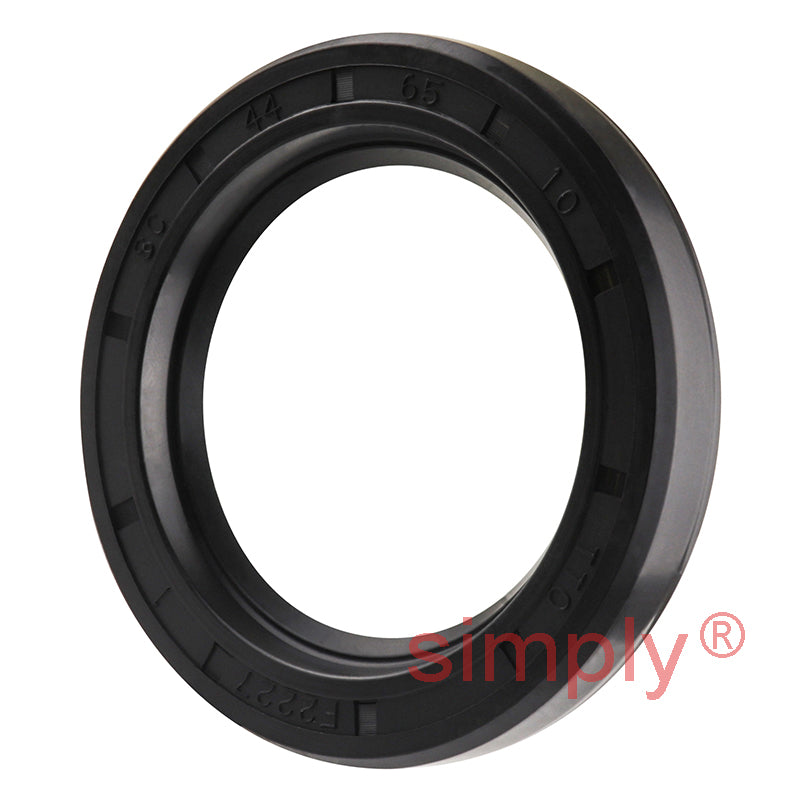 44x65x10mm Nitrile Rubber Single Lip Rotary Shaft Oil Seal with Garter Spring SC / R21