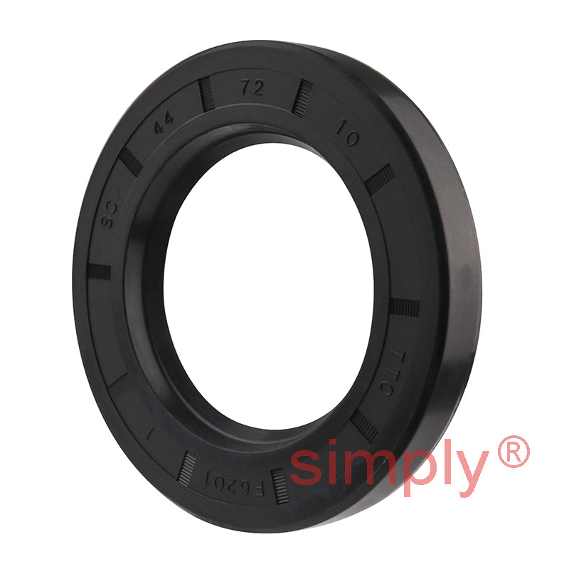 44x72x10mm Nitrile Rubber Single Lip Rotary Shaft Oil Seal with Garter Spring SC / R21