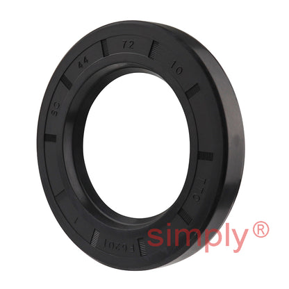44x72x10mm Nitrile Rubber Single Lip Rotary Shaft Oil Seal with Garter Spring SC / R21