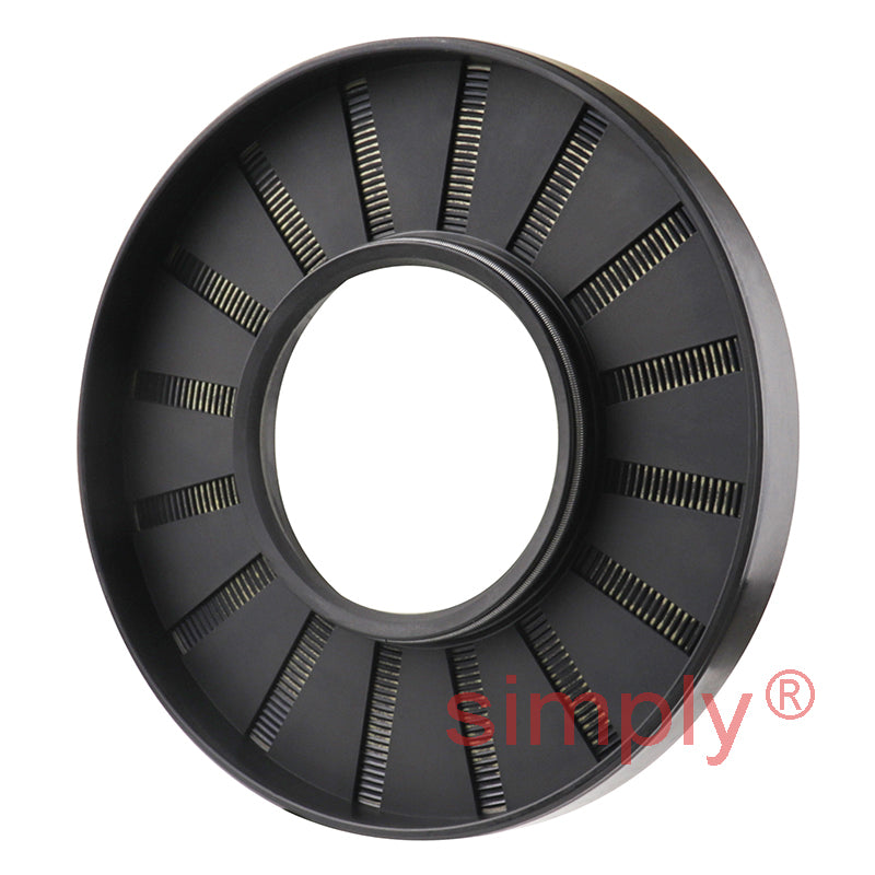 45x100x10mm Nitrile Rubber Single Lip Rotary Shaft Oil Seal with Garter Spring SC / R21