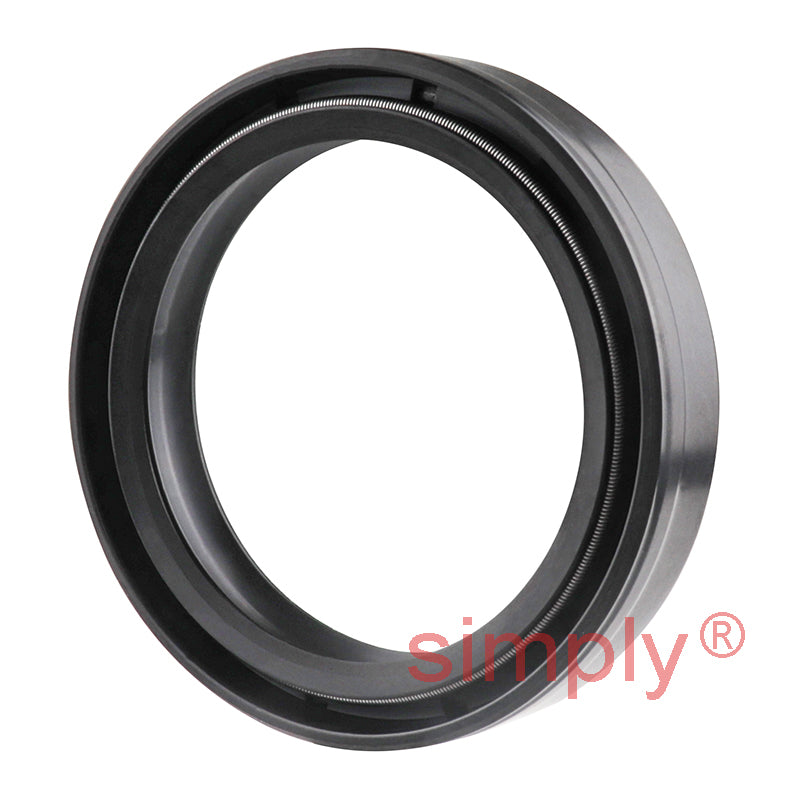 45x57x11DC4SS Metric Fork and Damper Nitrile Rubber Oil Seal with 2 Opposite Facing Individually Sprung Sealing Lips and Raised Outer Sealing Band on Outside Diameter