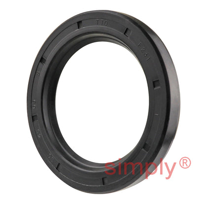 45x65x8mm Nitrile Rubber Single Lip Rotary Shaft Oil Seal with Garter Spring SC / R21