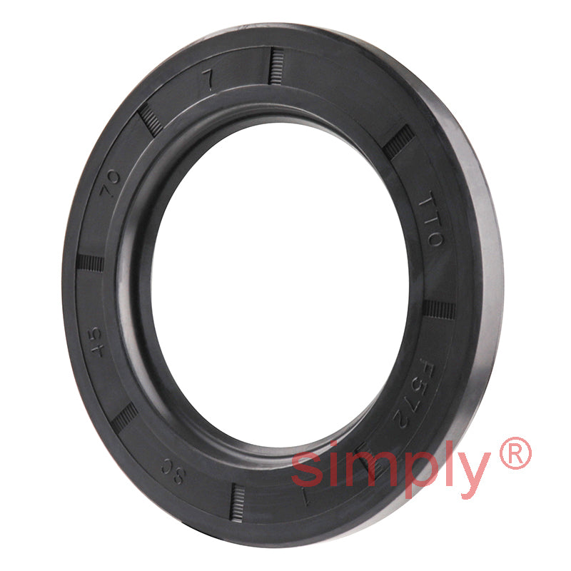 45x70x7mm Nitrile Rubber Single Lip Rotary Shaft Oil Seal with Garter Spring SC / R21