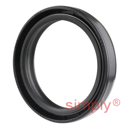 46X58X9.5/11DC4 Metric Fork and Damper Nitrile Rubber Oil Seal with 2 Opposite Facing Individually Sprung Sealing Lips and Raised Outer Sealing Band on Outside Diameter