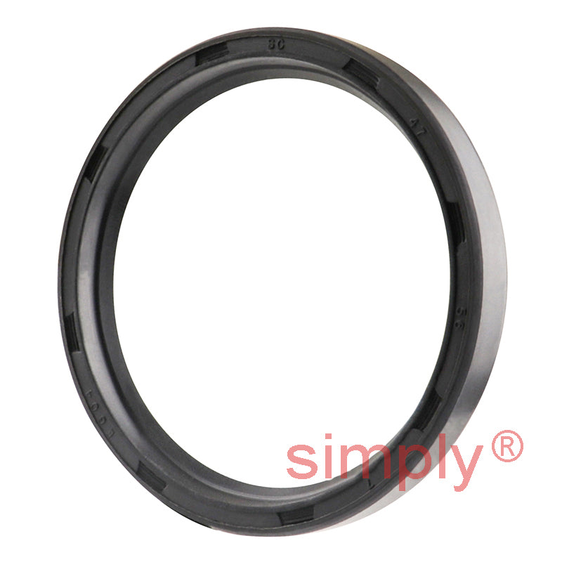 47x56x7mm Nitrile Rubber Single Lip Rotary Shaft Oil Seal with Garter Spring SC / R21