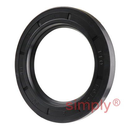 48x72x8mm Nitrile Rubber Single Lip Rotary Shaft Oil Seal with Garter Spring SC / R21