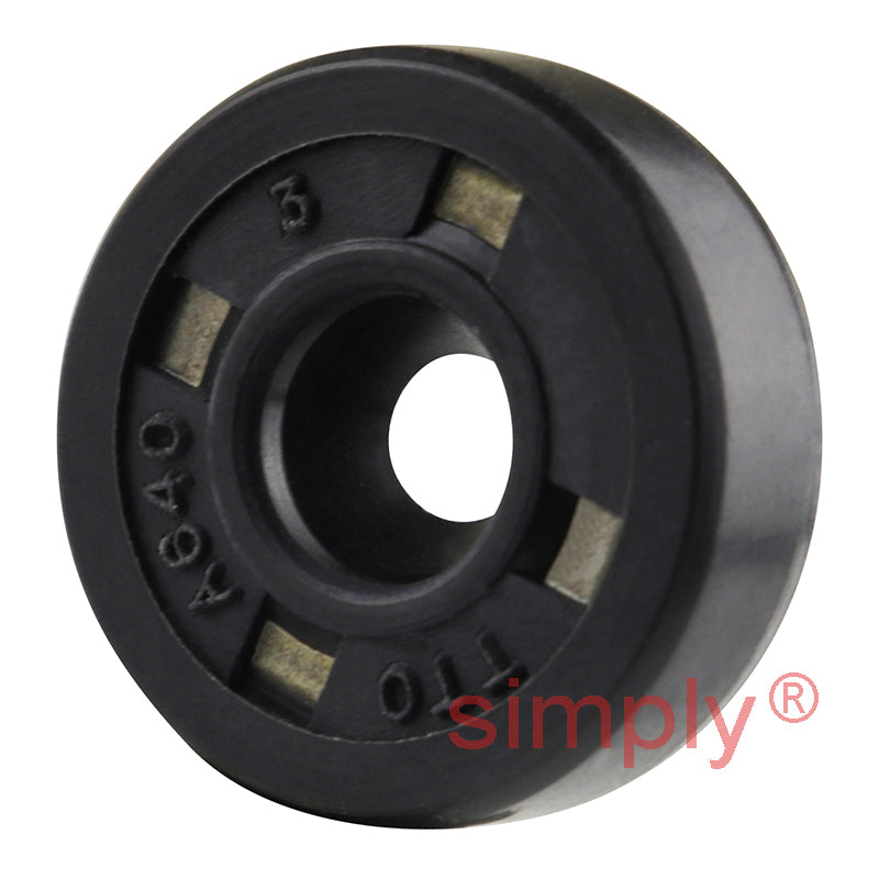 4x16x6mm Nitrile Rubber Single Lip Rotary Shaft Oil Seal R21 / SC Style