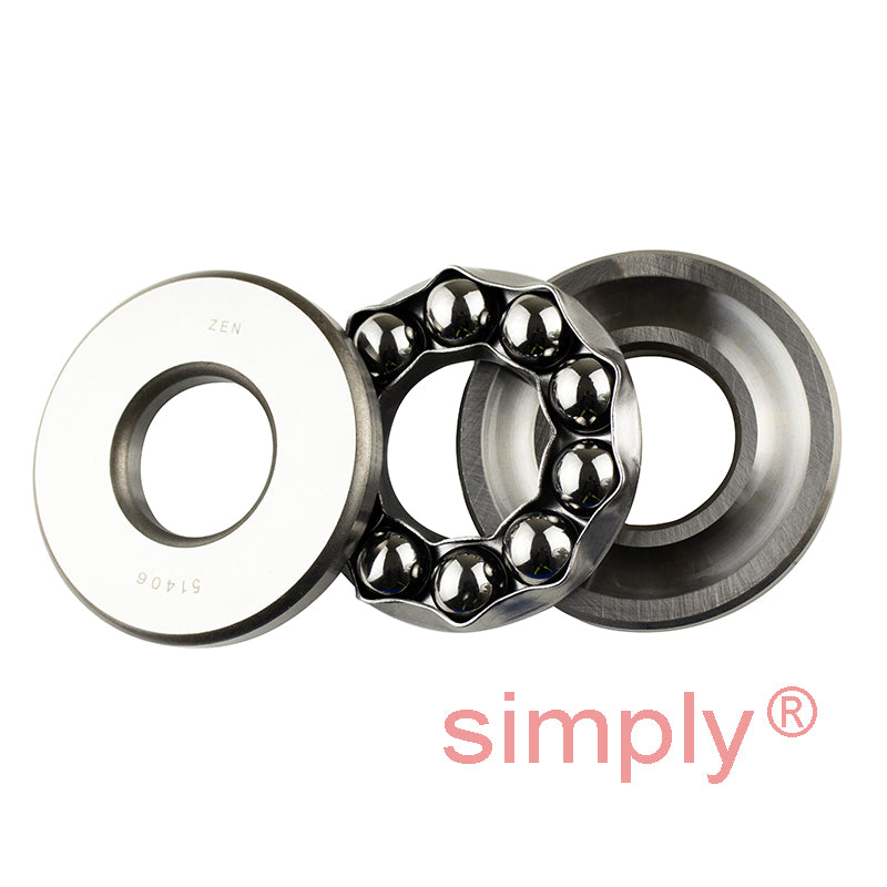 ZEN 51406 Axial Deep Groove Ball Bearing 30x70x28mm - Allow 1-2 Days - Contact Us For Faster Delivery