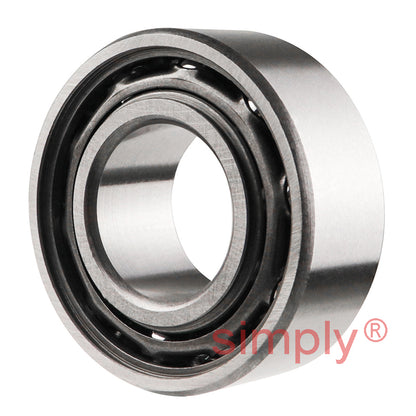KSM 5205 Open Double Row Angular Contact Ball Bearing 25x52x20.6mm