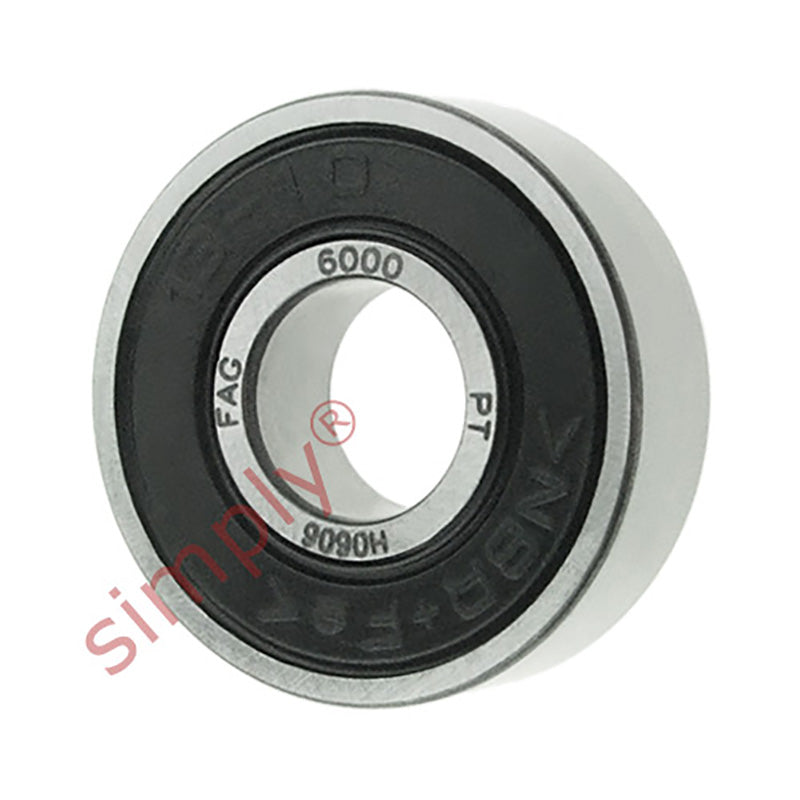 FAG 60002RSR Rubber Sealed Deep Groove Ball Bearing 10x26x8mm
