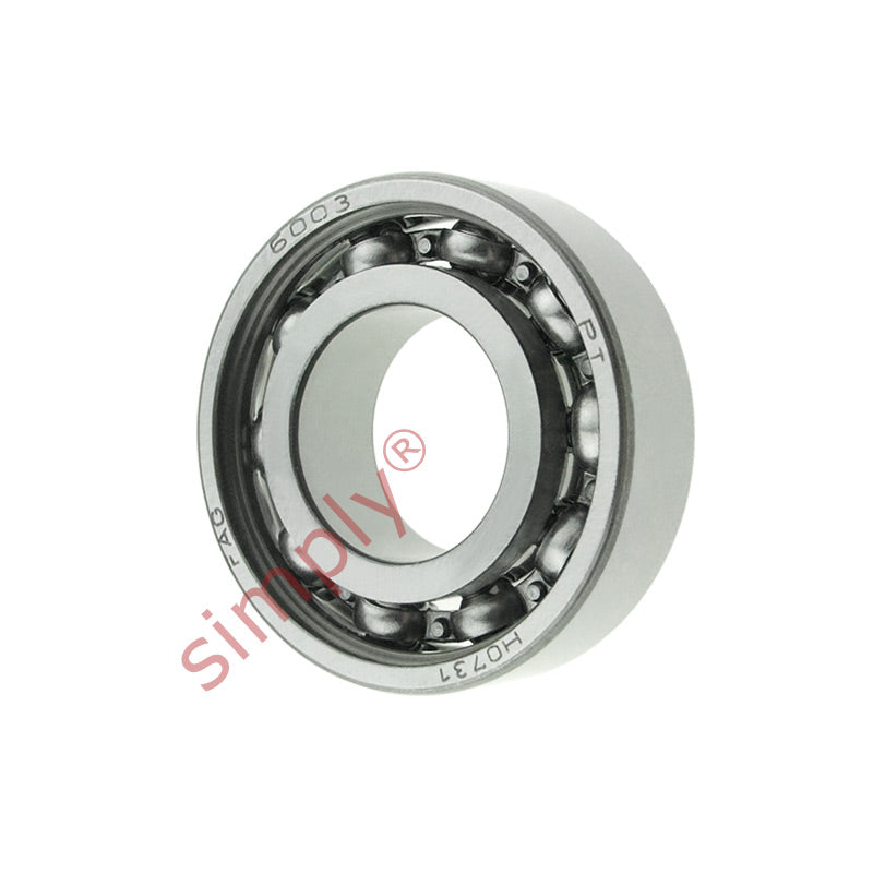 FAG 6003 Open Deep Groove Ball Bearing 17x35x10mm