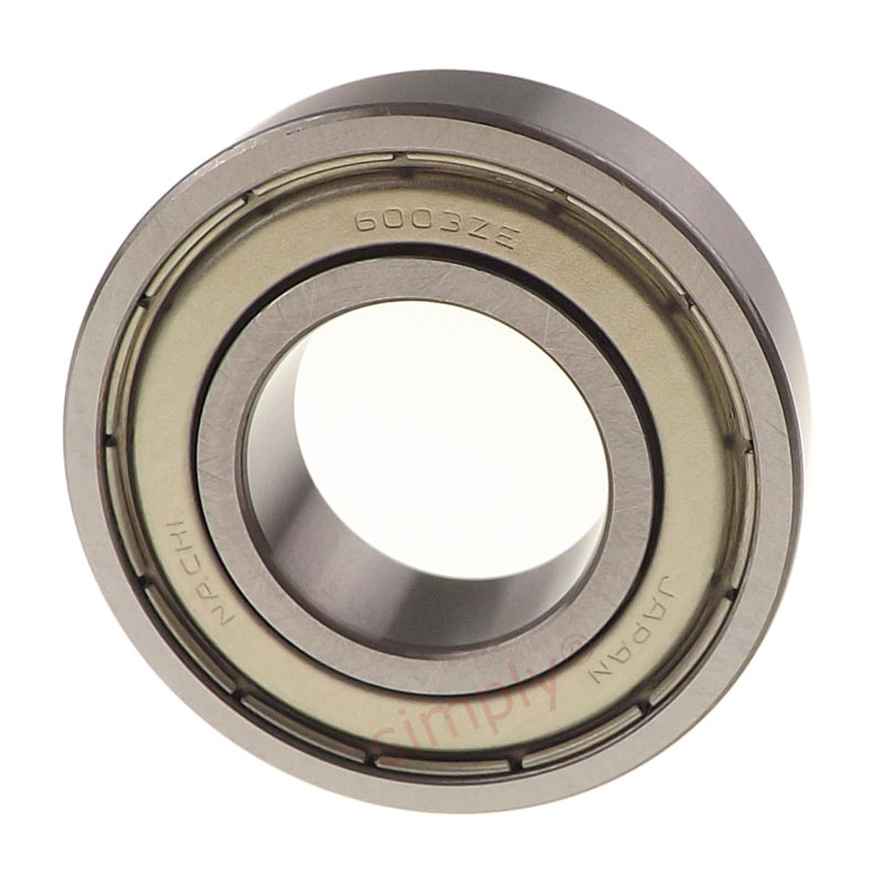 NACHI 6003ZZE Metal Shielded Deep Groove Ball Bearing 17x35x10mm