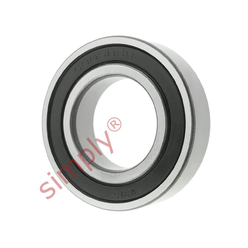 60052RS Budget Rubber Sealed Deep Groove Ball Bearing 25x47x12mm