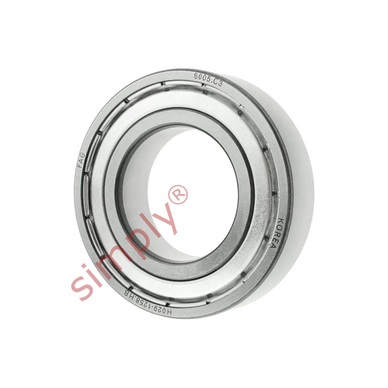 FAG 60052ZC3 Metal Shielded Deep Groove Ball Bearing 25x47x12mm