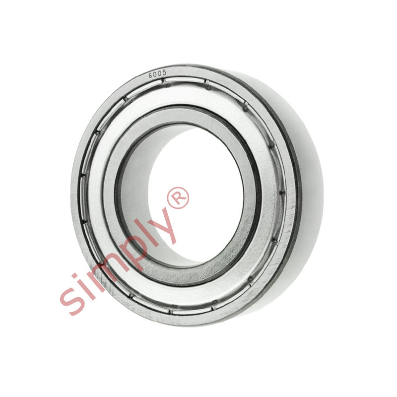 6005ZZC3 Budget Metal Shielded Deep Groove Ball Bearing 25x47x12mm