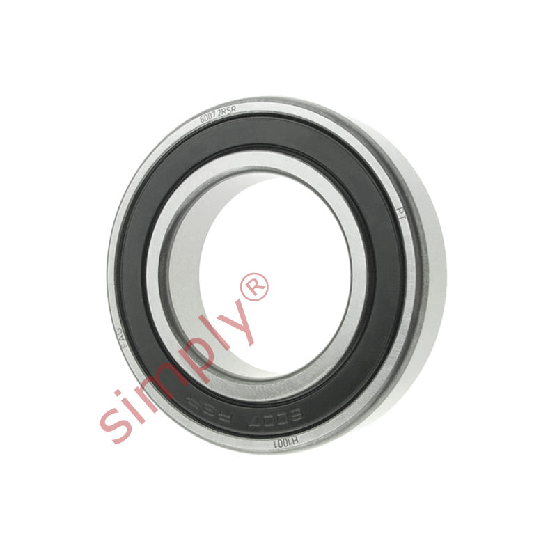 FAG 60072RSR Rubber Sealed Deep Groove Ball Bearing 35x62x14mm