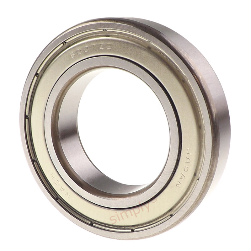 NACHI 6007ZZE Metal Shielded Deep Groove Ball Bearing 35x62x14mm