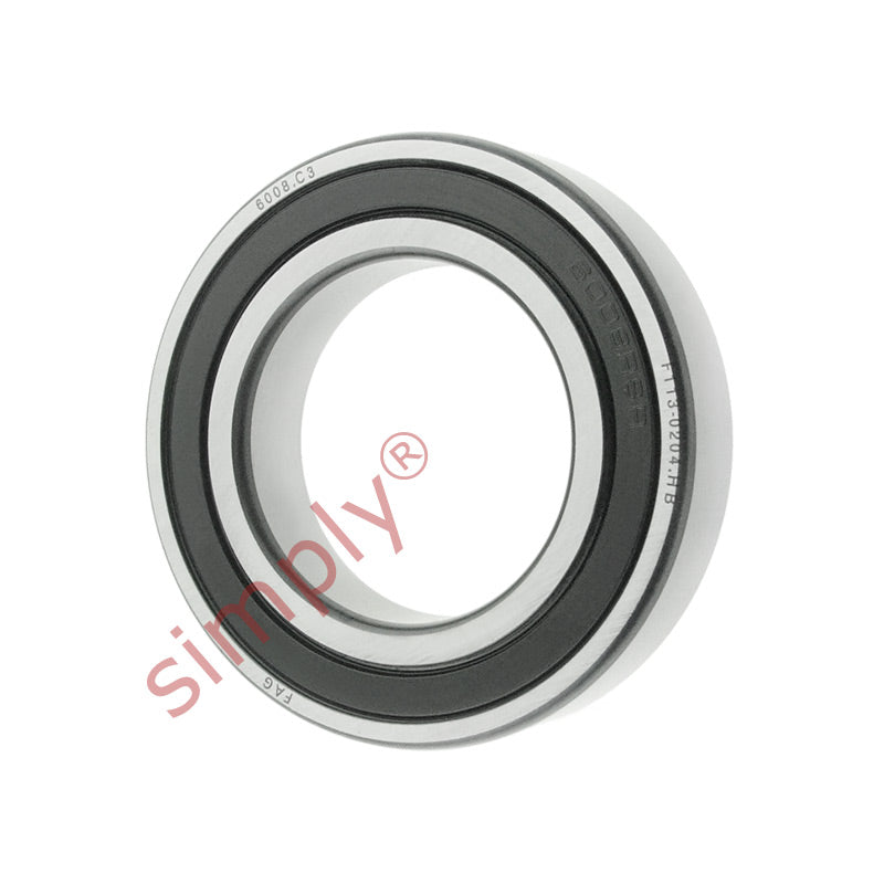 FAG 60082RSRC3 Rubber Sealed Deep Groove Ball Bearing 40x68x15mm