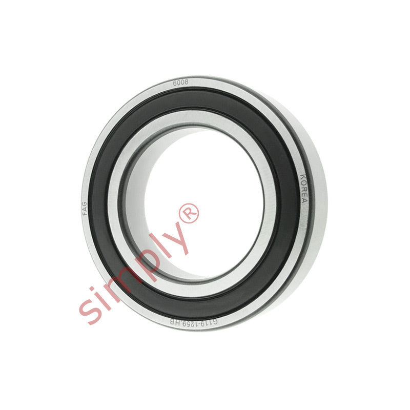 FAG 60082RSR Rubber Sealed Deep Groove Ball Bearing 40x68x15mm