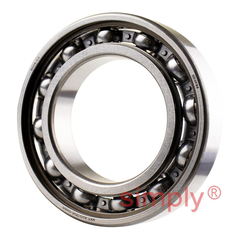 NKE 6008C3 Open Deep Groove Ball Bearing 40x68x15mm
