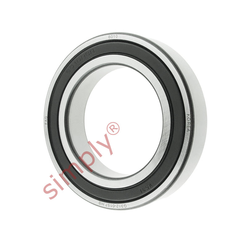 FAG 60102RSR Rubber Sealed Deep Groove Ball Bearing 50x80x16mm