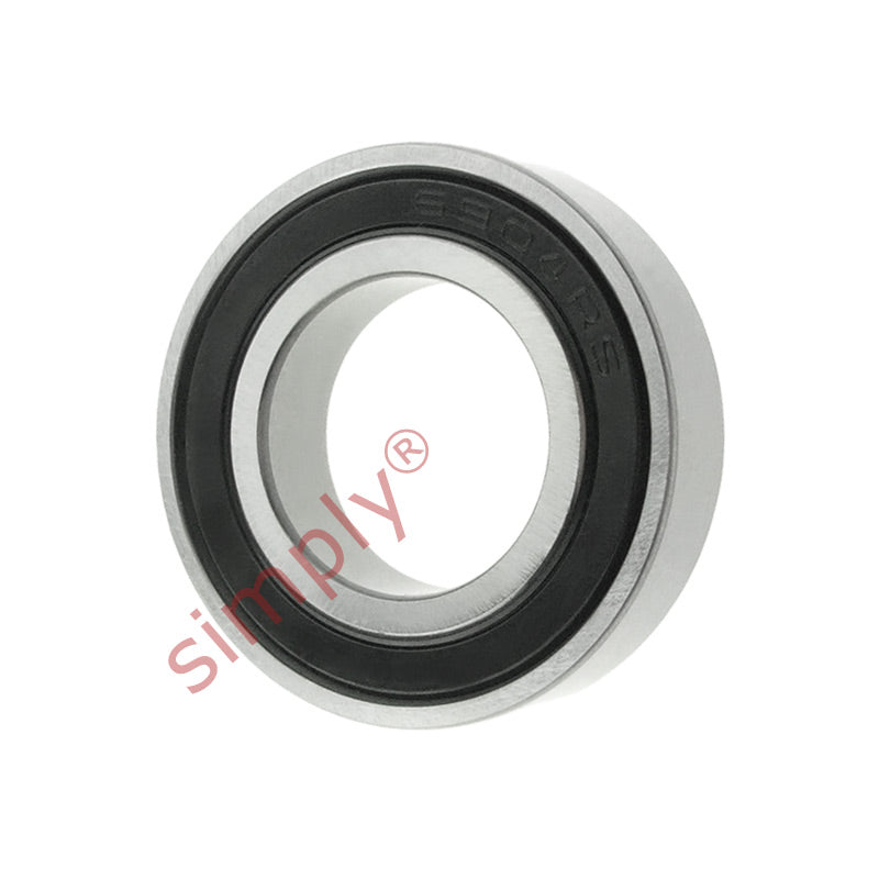 Major Brand 619042RSR Rubber Sealed Thin Deep Groove Ball Bearing 20x37x9mm