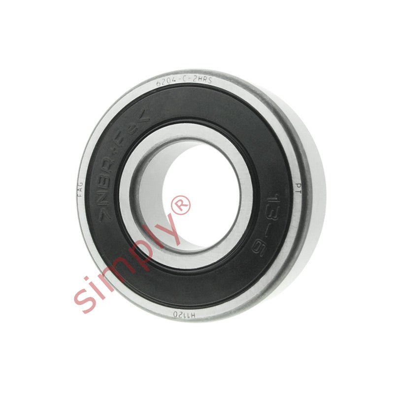 FAG 62042RSR Rubber Sealed Deep Groove Ball Bearing 20x47x14mm