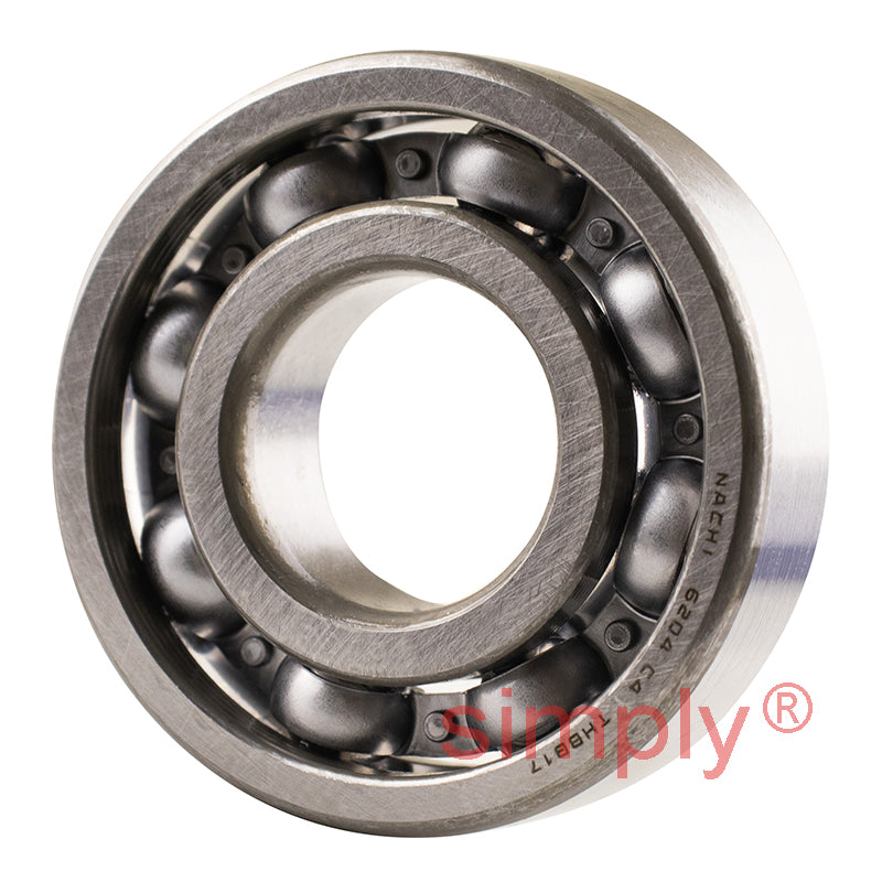 Major Brand 6204C4 Open Deep Groove Ball Bearing 20x47x14mm
