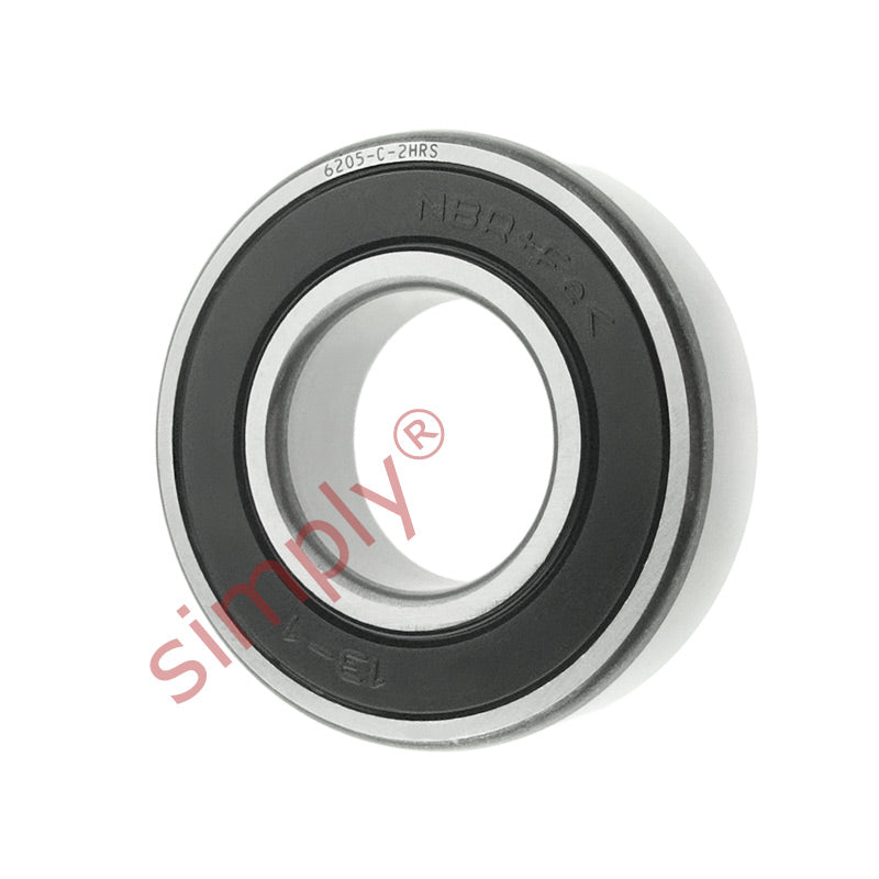 62052RSC3 Budget Rubber Sealed Deep Groove Ball Bearing 25x52x15mm