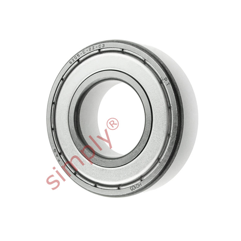 FAG 62052ZC3 Metal Shielded Deep Groove Ball Bearing 25x52x15mm