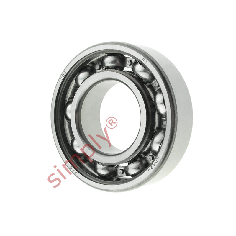 FAG 6205 Open Deep Groove Ball Bearing 25x52x15mm