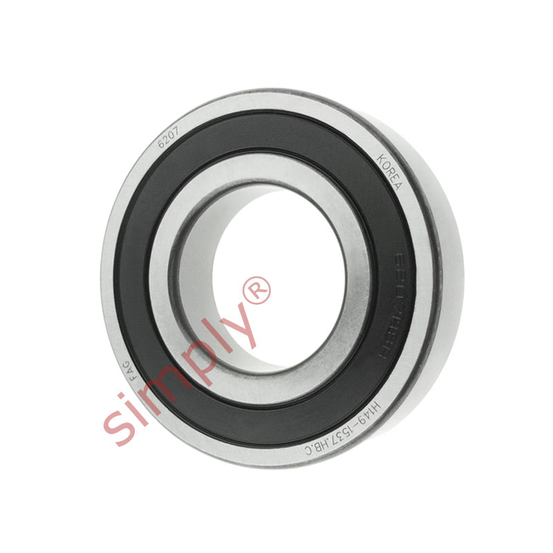 FAG 62072RSR Rubber Sealed Deep Groove Ball Bearing 35x72x17mm