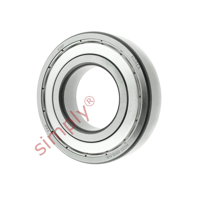 FAG 62072Z Metal Shielded Deep Groove Ball Bearing 35x72x17mm