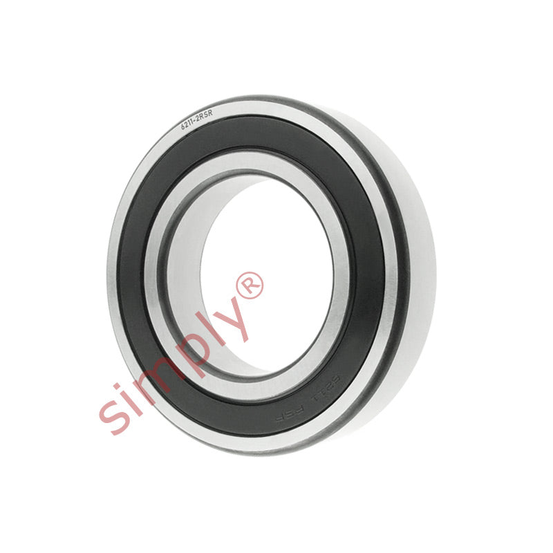 62112RS Budget Rubber Sealed Deep Groove Ball Bearing 55x100x21mm