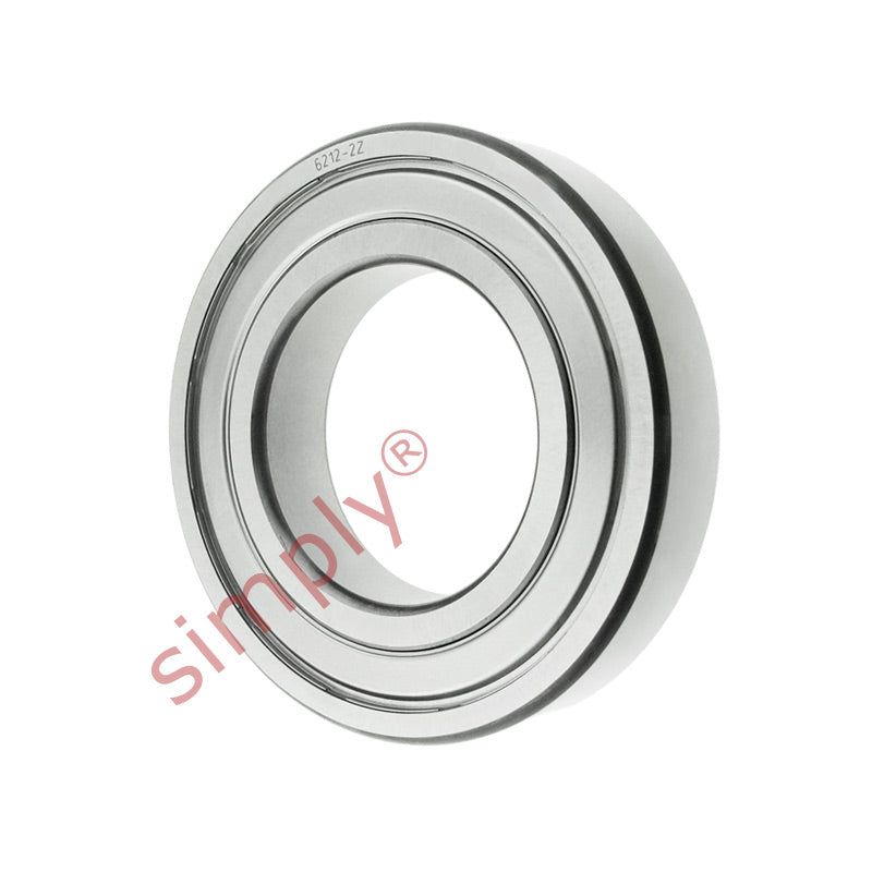 6212ZZ Budget Metal Shielded Deep Groove Ball Bearing 60x110x22mm